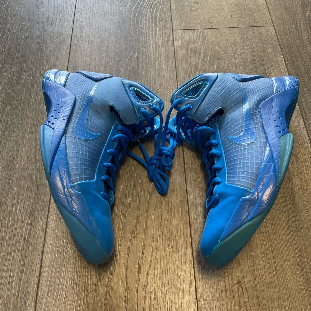 RARE Nike Hyperdunk '08 Photo Blue 820321-400 Basketball Shoes Mens Sz 8.5